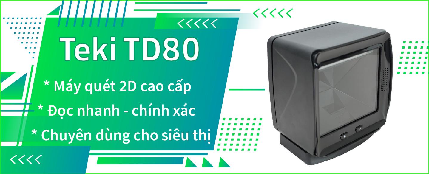 Máy quét mã vạch Teki TD80