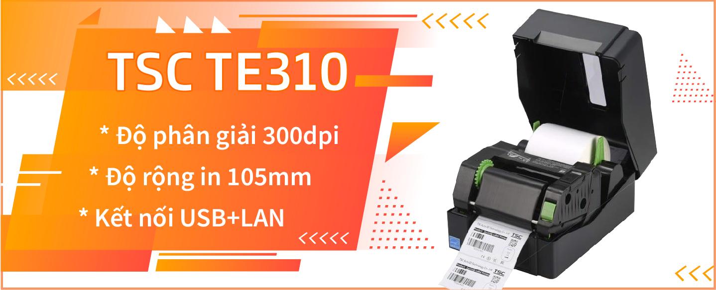 Máy in tem TSC TE310 (USB+LAN)