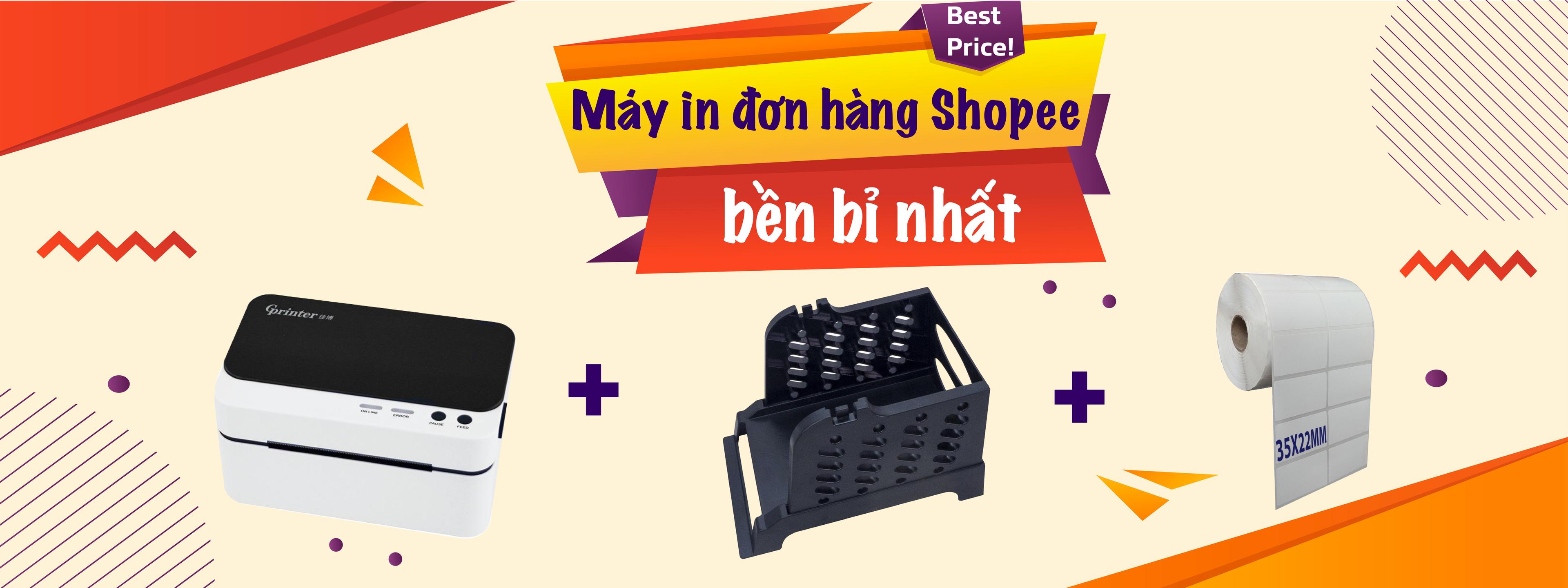 Máy in tem vận đơn sàn TMĐT Lazada - Tiktok - Shopee