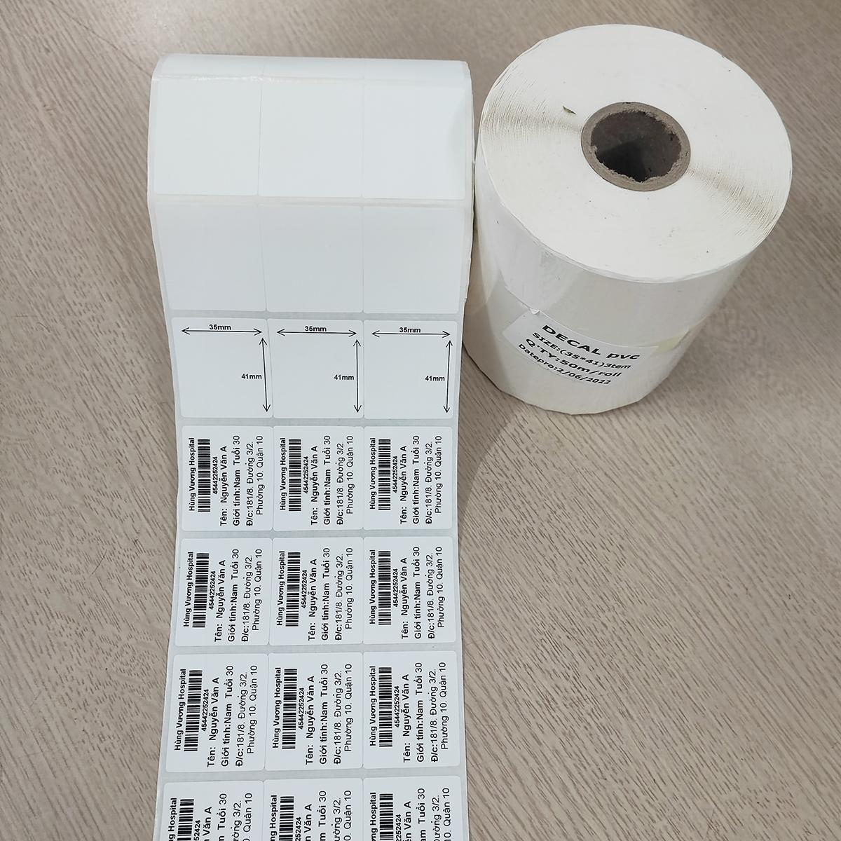 Decal PVC (35x41)mmx50m 3 tem