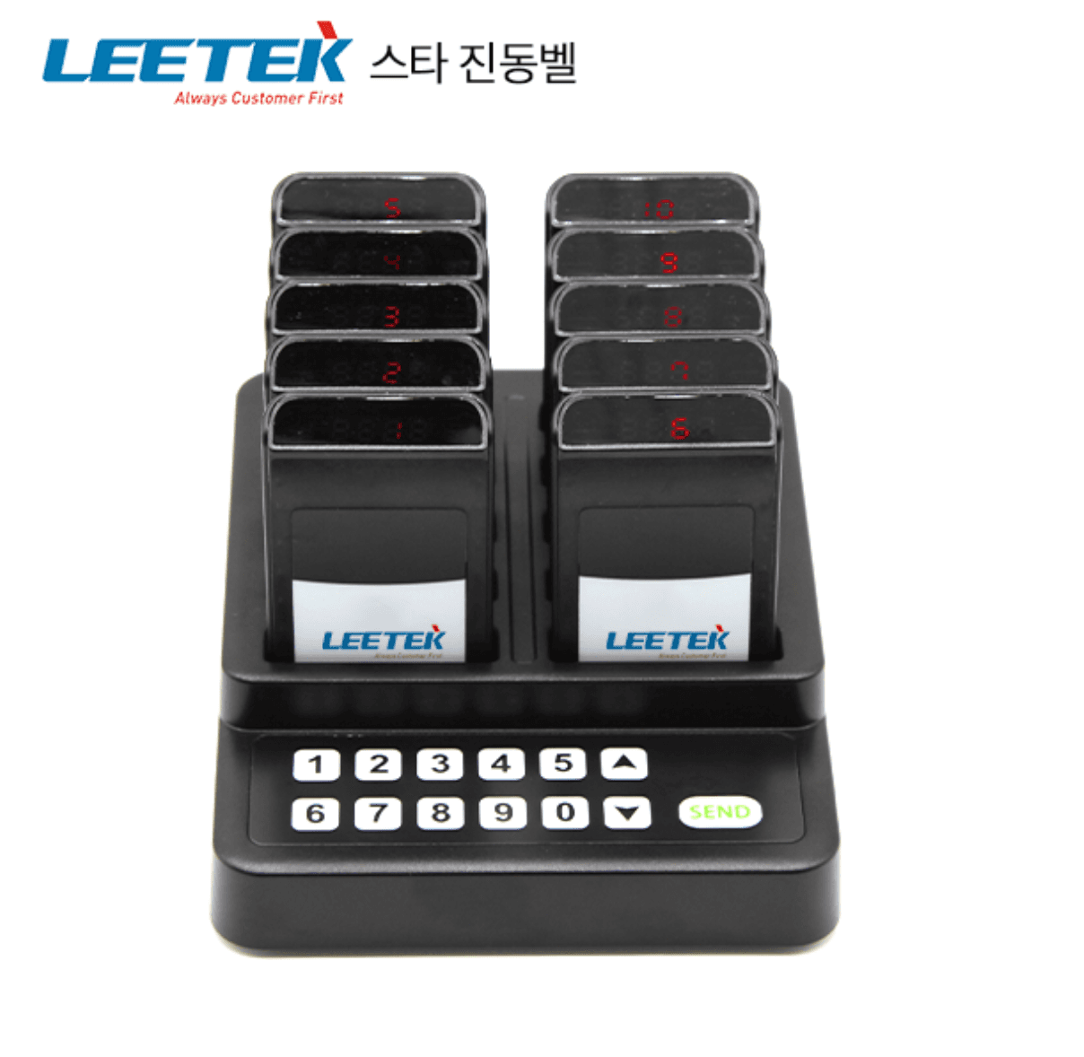 Bộ 10 thẻ rung tự phục vụ Leetek Star all in one (Thẻ rung order)