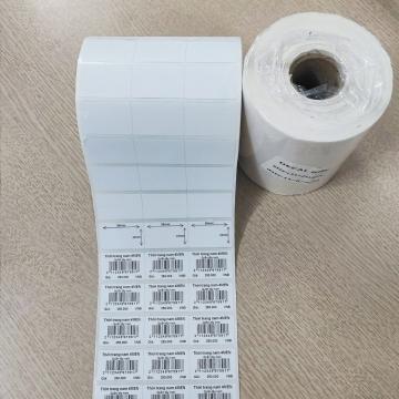 Decal giấy 3 tem chuẩn siêu thị (35x22)mm