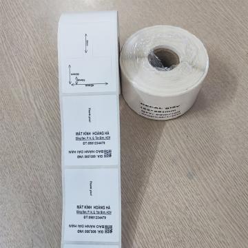 Decal giấy dạng tem nhãn mắt kính (53x68)mm 1 tem