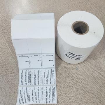 Decal giấy (30x40)mmx50m 3 tem
