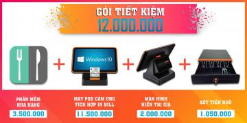 Máy tính tiền POS Teki T1100 (1 màn hình + hiển thị giá)