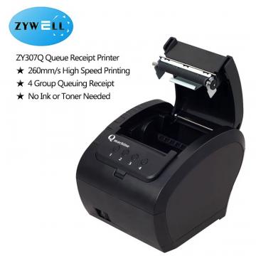Zywell ZY307Q (USB+LAN+RS232) - Máy in lấy số thứ tự